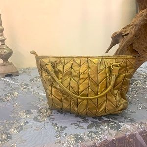 Bright Gold MIDO MIDO large hand bag